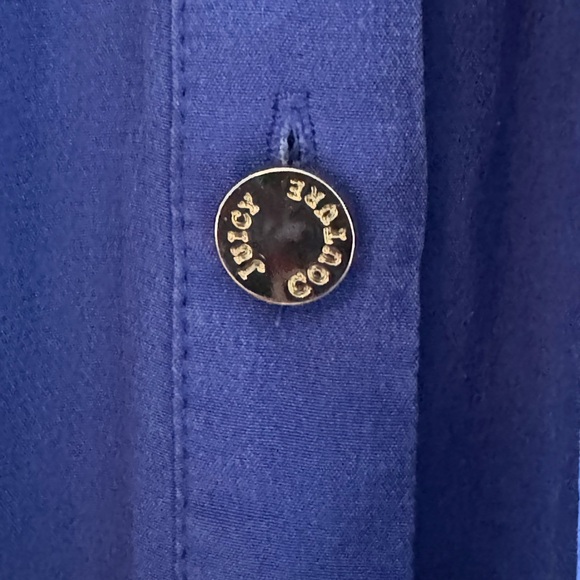 Royal blue Juicy Couture bow blouse - Picture 3 of 6